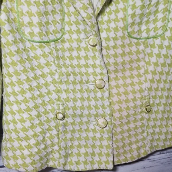 Old Navy twill button up blazer green jacket - Image 4