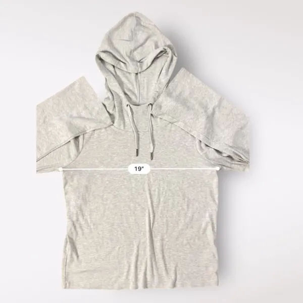 GAIAM Flare Sleeve Athletic Womens Hoodie Size Small Gray Casual Lounge‎ - Image 3