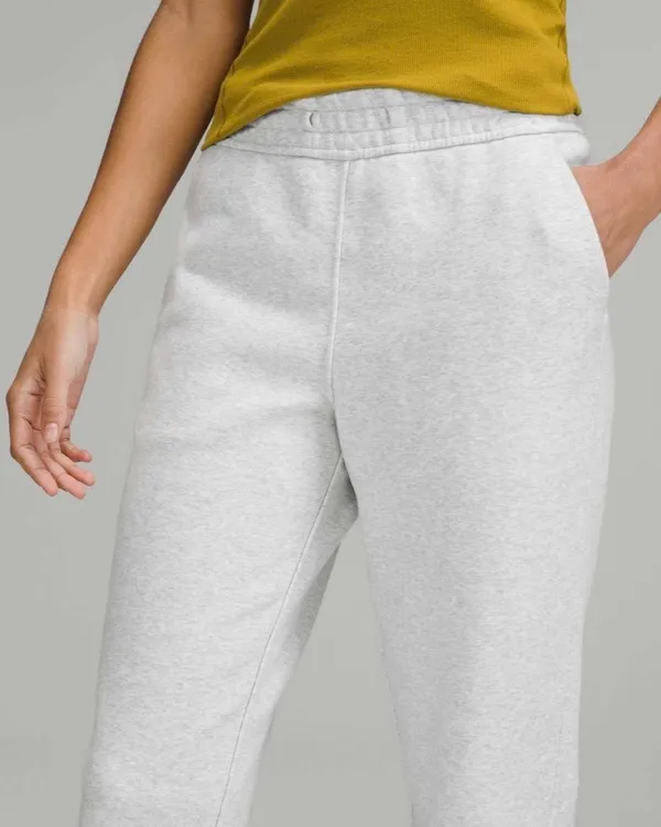 Lululemon Loungeful High-Rise Cropped Jogger Heathered Core Ultra Light Grey 8 - Image 7