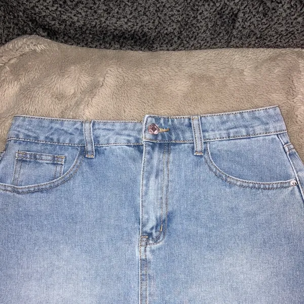 🎉4 for $20 Shein Denim Mini Skirt, Medium (US 6) - Image 2