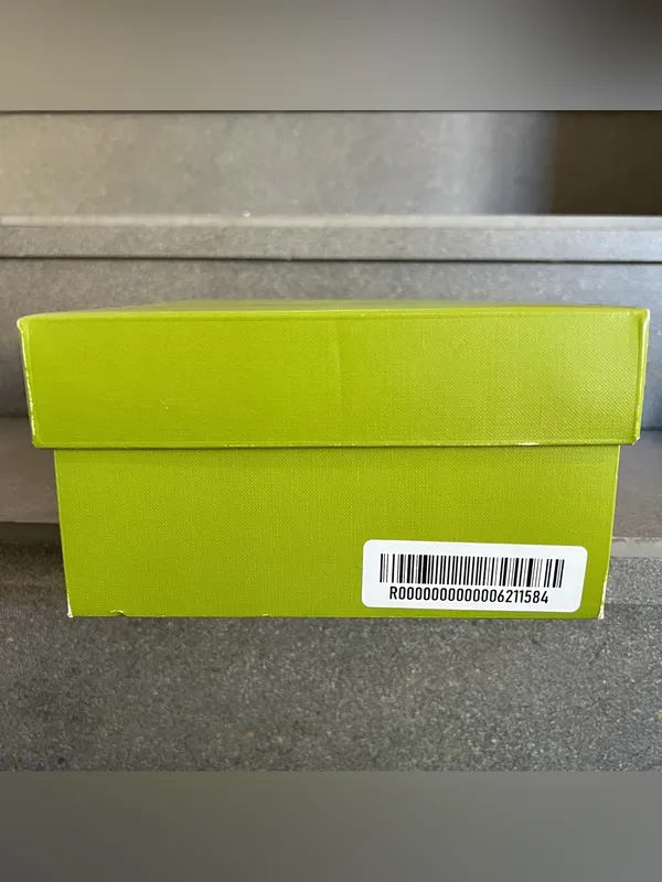 Tory Burch Signature Green Shoebox & Matching Dust Bag Set - Image 7