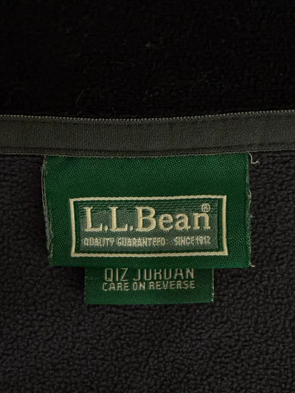 L.L. Bean Women’s Black Fleece Zip Jacket  - Image 6