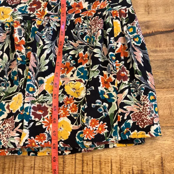 Natural Life Sage Midi Dress XS/S Boho Tiered Floral Keyhole Peasant Cottagecore - Image 11