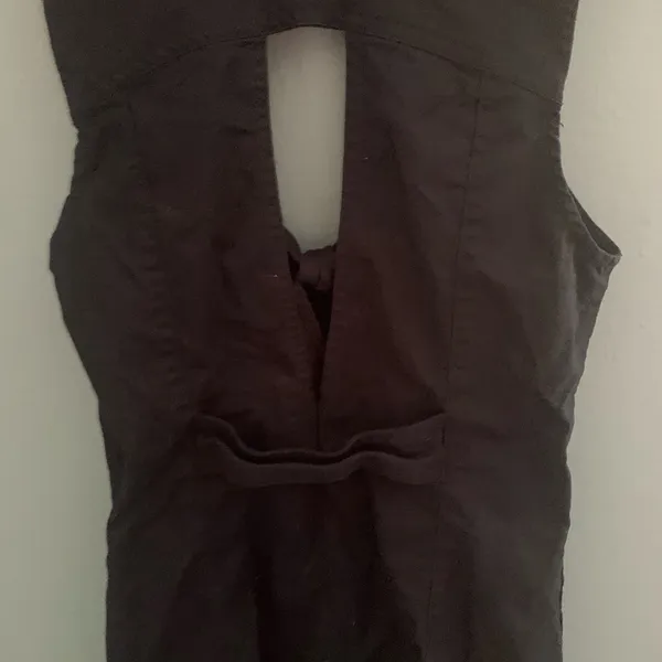 Free people black tie knot keyhole romper - Image 8
