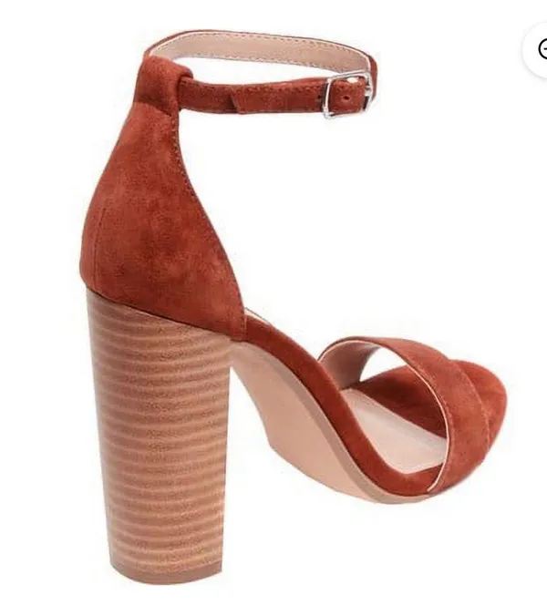 Steve Madden Carrson Suede Heeled Sandal (Women's) - Image 3