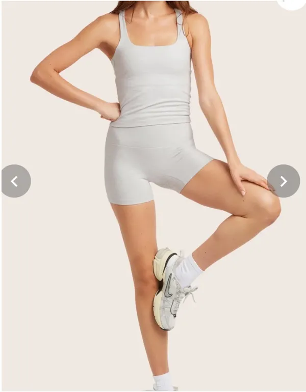 Set Active Gray Biker Shorts - Image 4