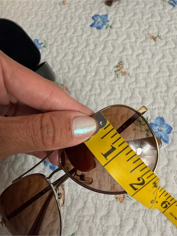 Coach Gold Aviator Sunglasses Shiny Light Gold with Brown Lenses # HC 7099B - Image 6