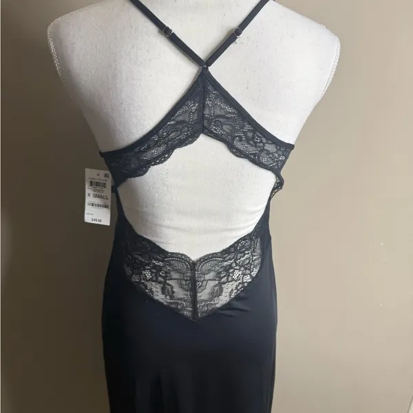 NWT INC International Concepts Black Chemise with Spaghetti Straps - Image 10