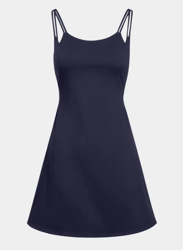 Halara Double Straps Backless Twisted 2-Piece Pocket Slip Dance Active Dress - Image 4