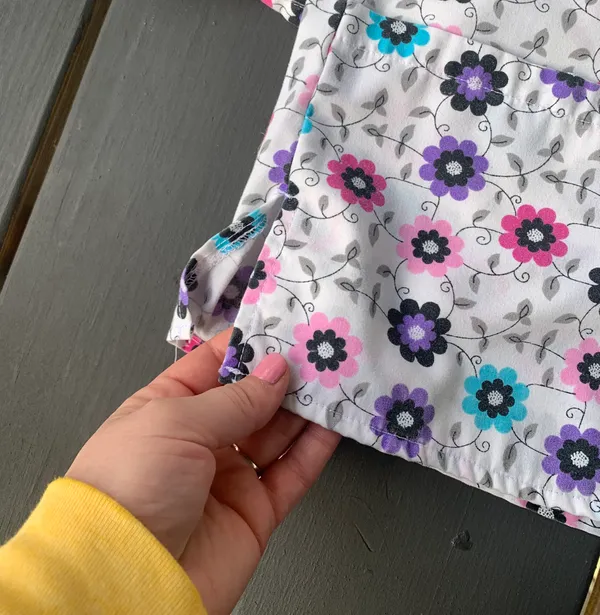 Floral Scrub Top Multi - Image 4