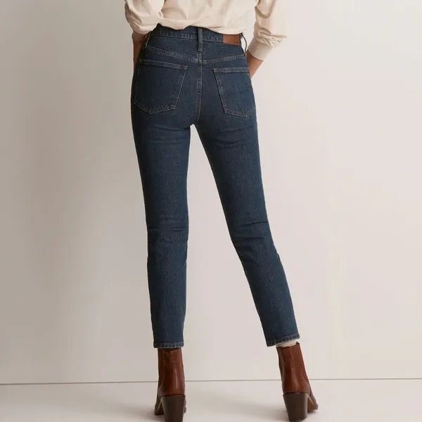 Madewell The Perfect Vintage Jean‎ 28 Blue High Rise Tapered Leg Haight Wash - Image 3