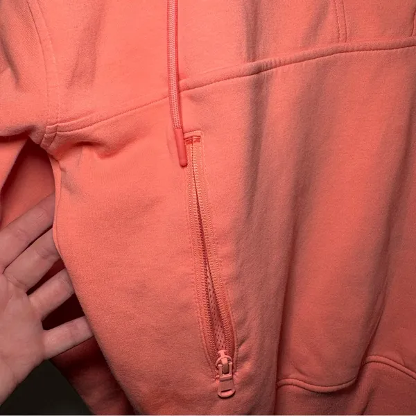 Old Navy Active Dynamic Fleece Half Zip Sweatshirt Size Large Tall Peach Nectar - Image 7