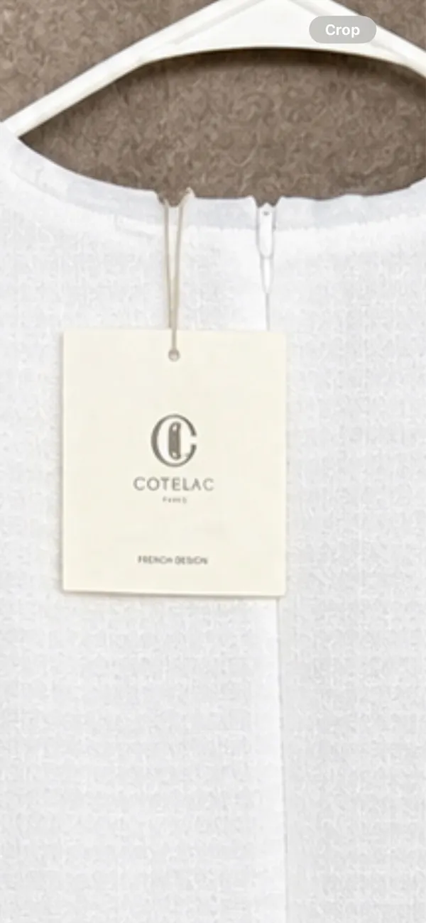 Jacket – Gold Button Detail Blazer White Size M - Image 3