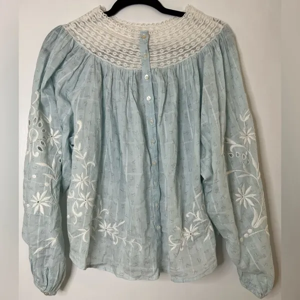 LOVESHACKFANCY Tommy Top Size XS - Image 4