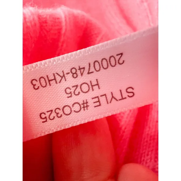 J.Crew | NWT Wide-Rib Cashmere Cardigan in Neon Capri Pink 100% Cashmere | Sz XS - Image 6