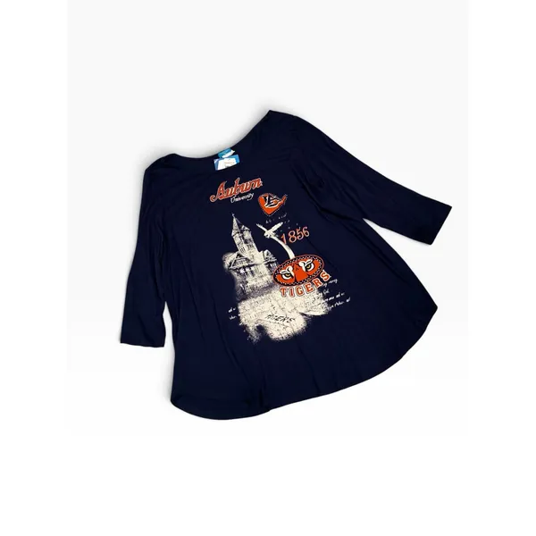 P. Michael Auburn University gameday T-shirt embellished rhinestones XXL NWT - Image 5
