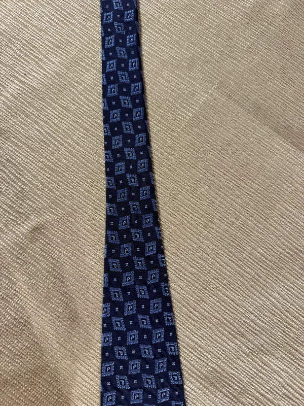 Brooks Brothers Men’s Tie Navy Blue Geometric Makers and Merchants 59.5” - Image 12