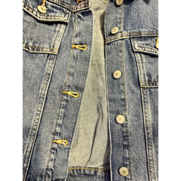 Old Navy Denim Jacket‎ Medium Wash Classic Trucker Jean Jacket XS - Image 6