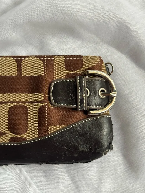 Vintage Y2K Wallet Brown - Image 2