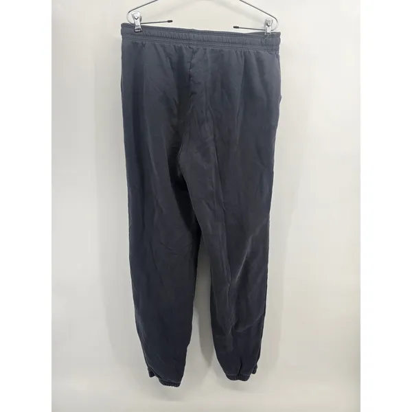 Stori Sweatpants Womens 10 Cotton Joggers Dark Gray Fleece EUC - Image 3