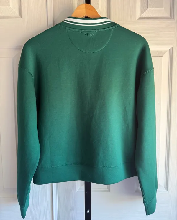 NWT Abercrombie & Fitch YPB Active Cardigan Sweater Green Women's Size: S - Image 3