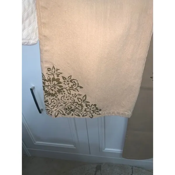 Lauren Ralph Lauren Women's Beige Floral Bootcut Jeans Size 10‎ - Image 3