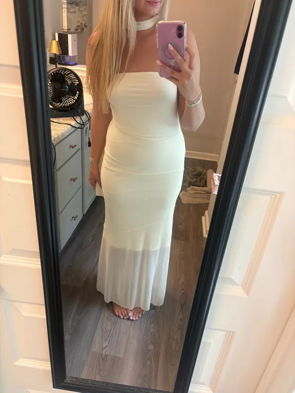 Strapless dress White Size M - Image 2