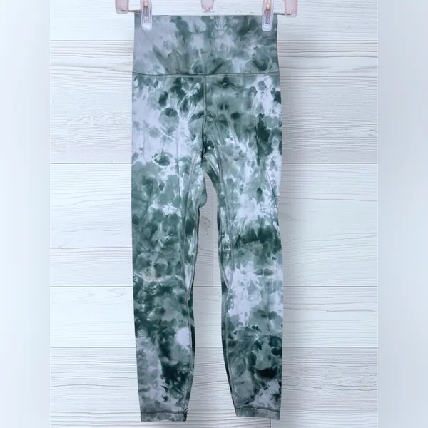 LULULEMON Women’s Align High Rise Tie Dye Pants in Starlight Smoked Spruce - Image 3