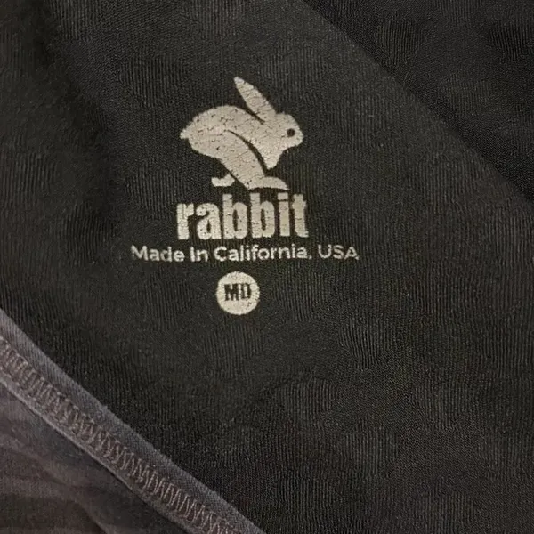 ✨Rabbit Freedom Striped Sz Medium Tank Top✨ Black - Image 6