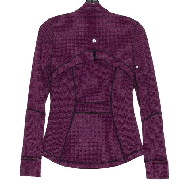Lululemon Define Jacket Size 6 Deep Fuchsia Athletic Yoga Running Athleisure - Image 3