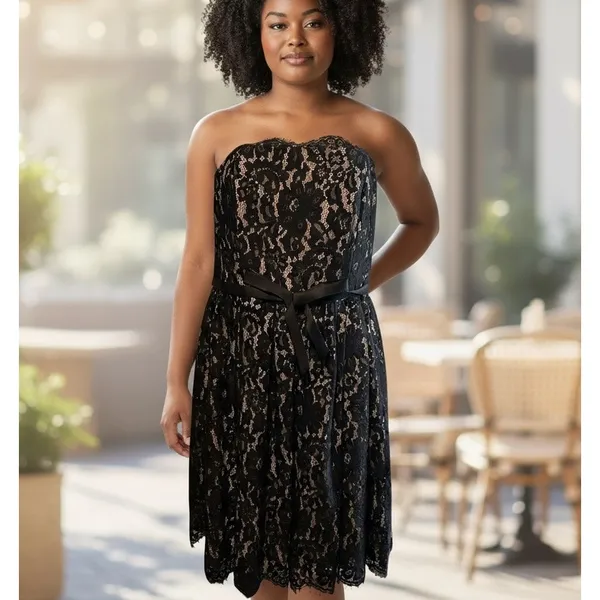 Party Dress NWT Lace Gothic Formal Women's SZ 14 Robert Rodriguez Nieman Marcus - Image 13