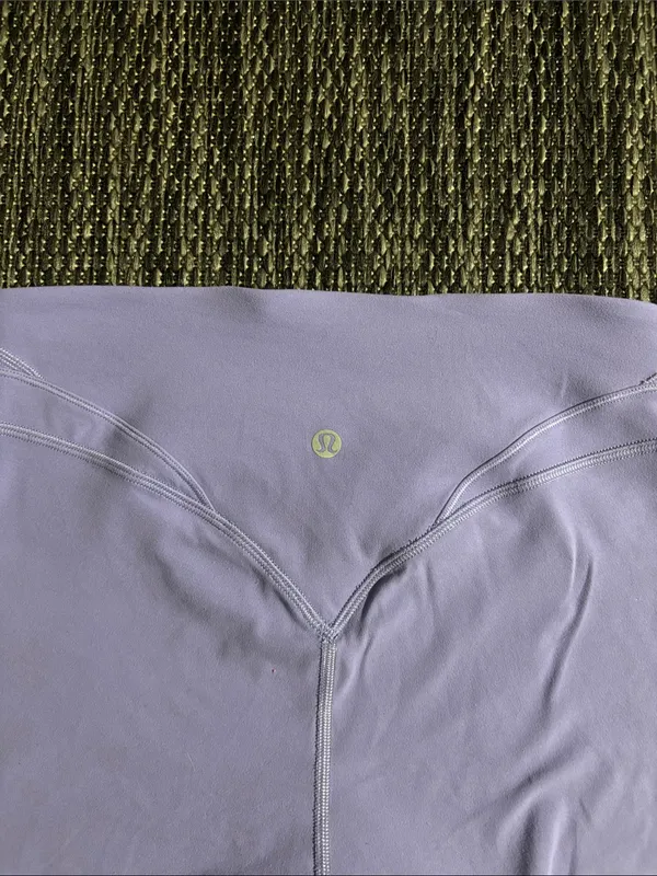 Lululemon Align Curve Seam High-Rise Short 6" Biker Soft Nulu Dark Lavender - Image 3