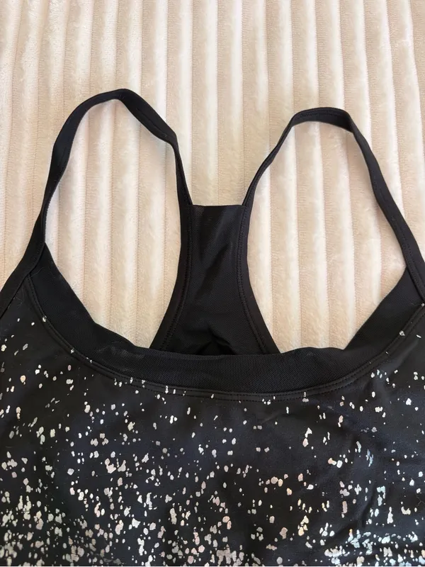 MARIKA TEK Black Speckled Sports Bra Size M - Image 3