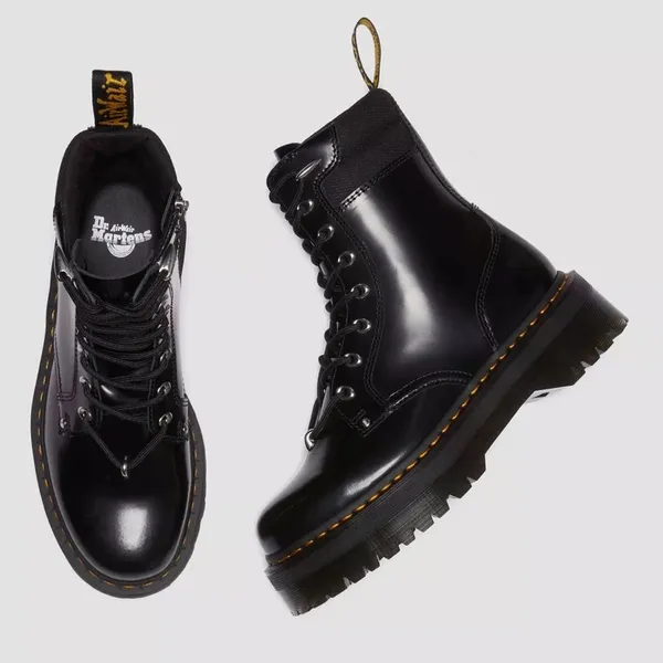 Dr Martens Jadon II Hardware Leather Platform Boots - Image 2