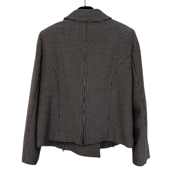 Giorgio Armani Jacket Women 10‎ Gray Pink Double Breasted Military Luxury Career - Image 8