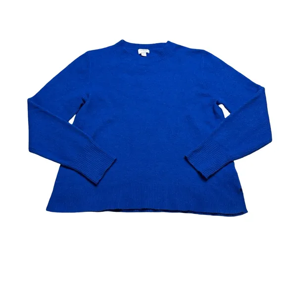 💙✨ J.Crew Extra Soft Wool Blend Crewneck Sweater Size L Classic‎ Knit ✨💙 - Image 2