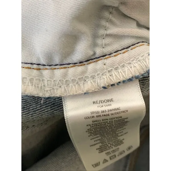 RE/DONE 60s fade jeans women's size 26 - Image 4