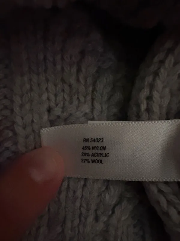 Gap Women’s Gray Knitted Long Sleeve Crew Neck Pullover Sweater-XS - Image 5