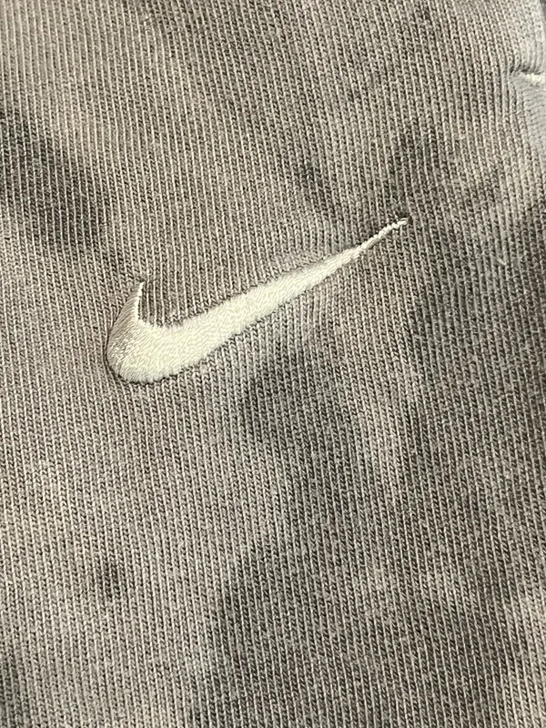 Womens M Nike Gray Washed Tie-Dye Athletic/Casual Jersey Shorts - Image 4