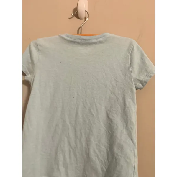 The Children's Place Birthday Cake Graphic Tee Girls Size 5/6 Blue Glitter Shirt - Image 4