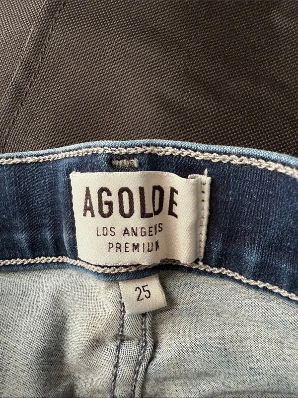AGOLDE Sophie Sillouette High Rise Skinny Jeans - Image 6