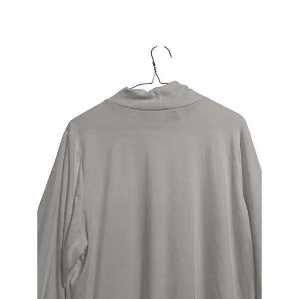 Athleta‎ Womens XL White Long Sleeve Mock Neck Lightweight Jersey Top Shirt - Image 6