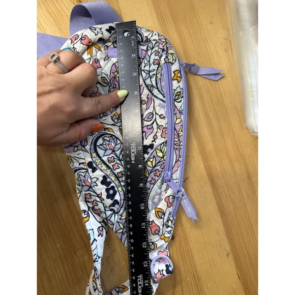 Vera Bradley Paisley Print Slingback Crossbody Purse Bag Maddalena - Image 5