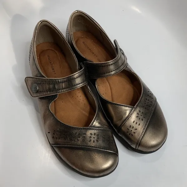 Rockport Daisey mary Jane Shoes‎ metallic bronze size 9.5 - Image 3
