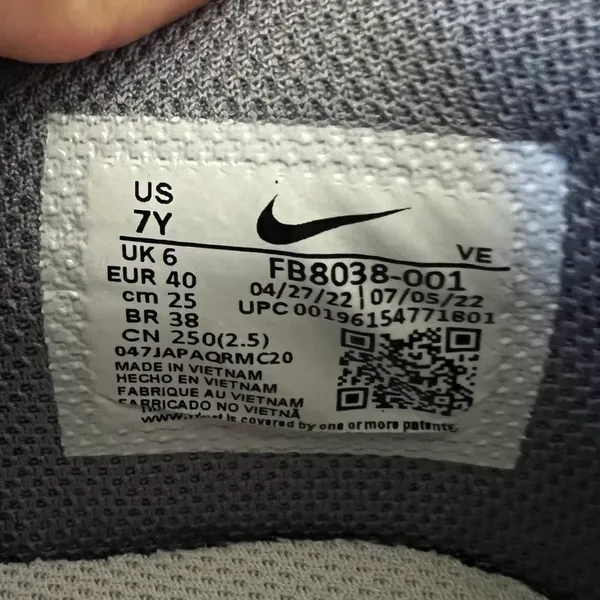 New NIKE Dunk Low Next Nature GS 'Smoke Grey Light Crimson' - Image 9