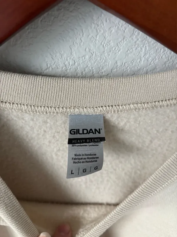 Gildan Cream and white "you're so golden" sweatshirt - Image 6