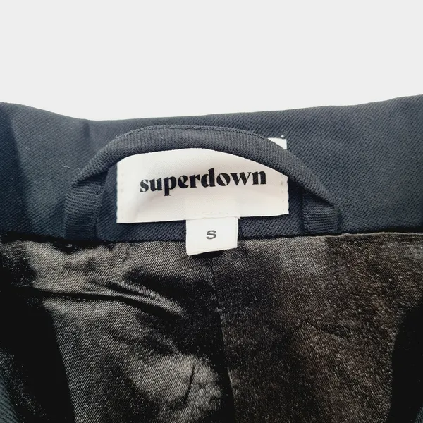 Superdown Joan Belted Blazer Dress in Black Small - Image 8