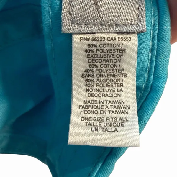 Y2K Nike Turquoise Swoosh Logo Baseball Cap Adjustable‎ Dad Hat One Size Preppy - Image 11