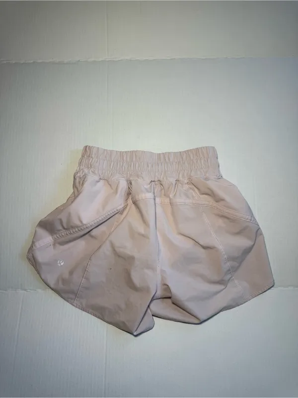 Lululemon Baby Pink Tracker Shorts 5" - Image 3