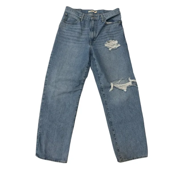 Levi's 30 '94 Baggy mid rise straight leg distressed jean J2 2753 - Image 13